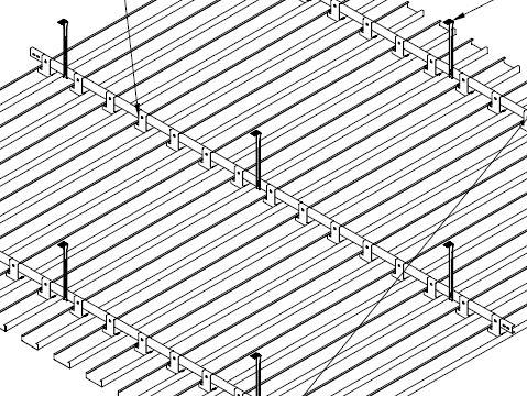 Suspended Ceilings Linear - Elegant Dark Pattern - Mobile