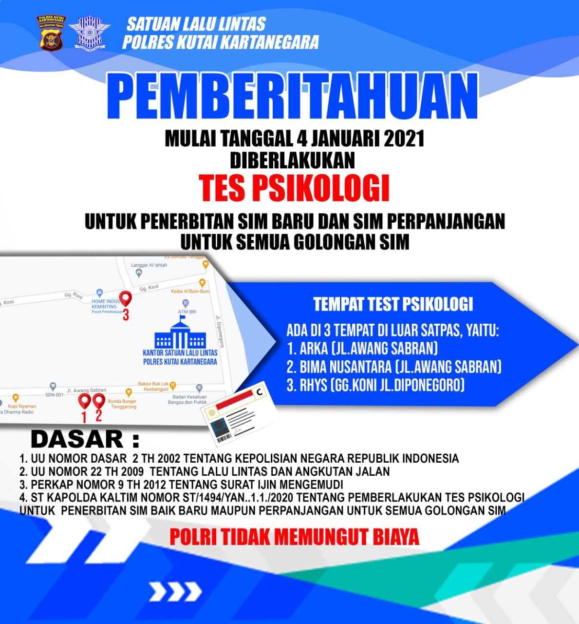 Calon peserta didik baru datang langsung . Satlantas Kukar Terkini Archives Satlantas Polres Kukar
