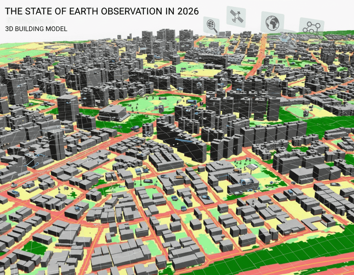 The State Of Earth Observation In 2026 Trends And Use 3D Building 