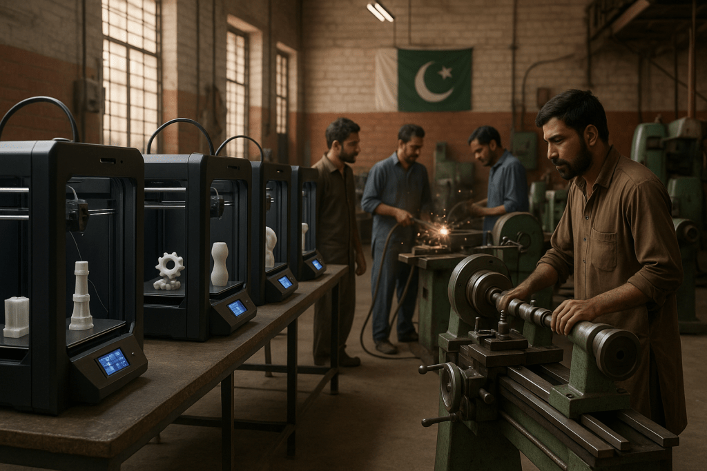 Rapid Prototyping In Pakistan: 3D Printing Services for Business Innovation 6 additive manufacturing and traditional manufacturing methods working toghether in Pakistan
