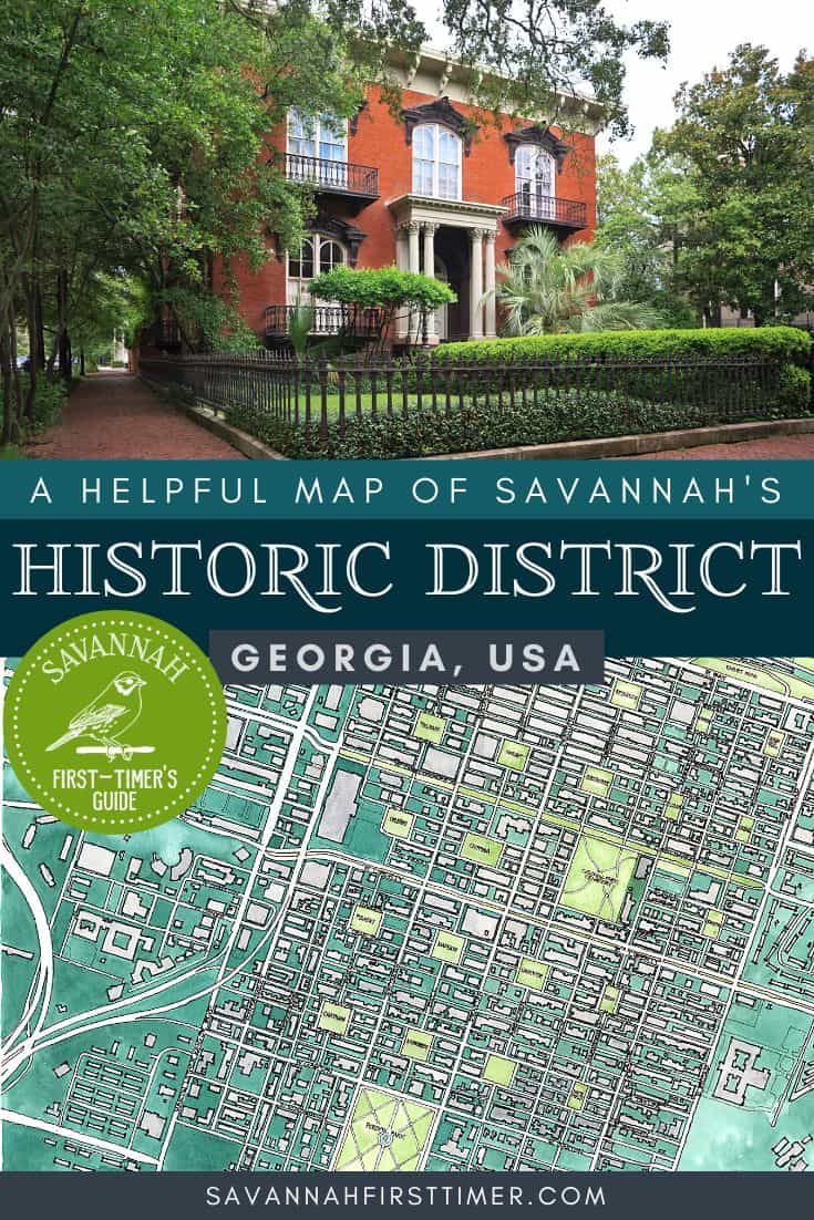 Map Of Savannah Georgia Historic District SAV FTG Savannah Historic District Map 01 TNY 