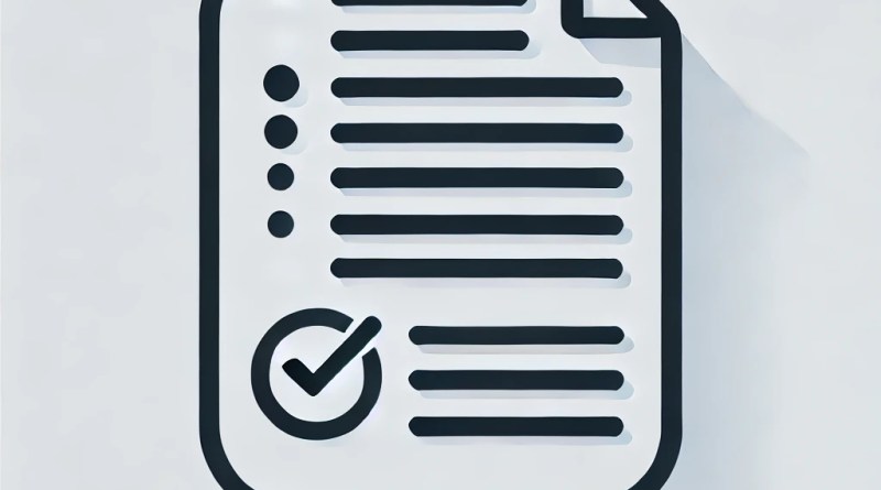 Minimalist icon of a webpage with highlighted sections and a checkmark symbol, representing content optimization for improved SEO