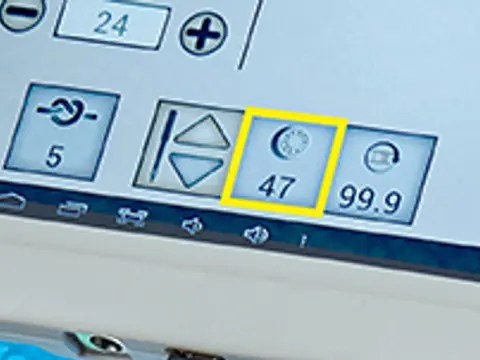 Intuitive quilting experience Baby Lock Regalia 20” Machine design