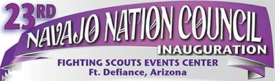 23rd Navajo Nation Council inauguration.