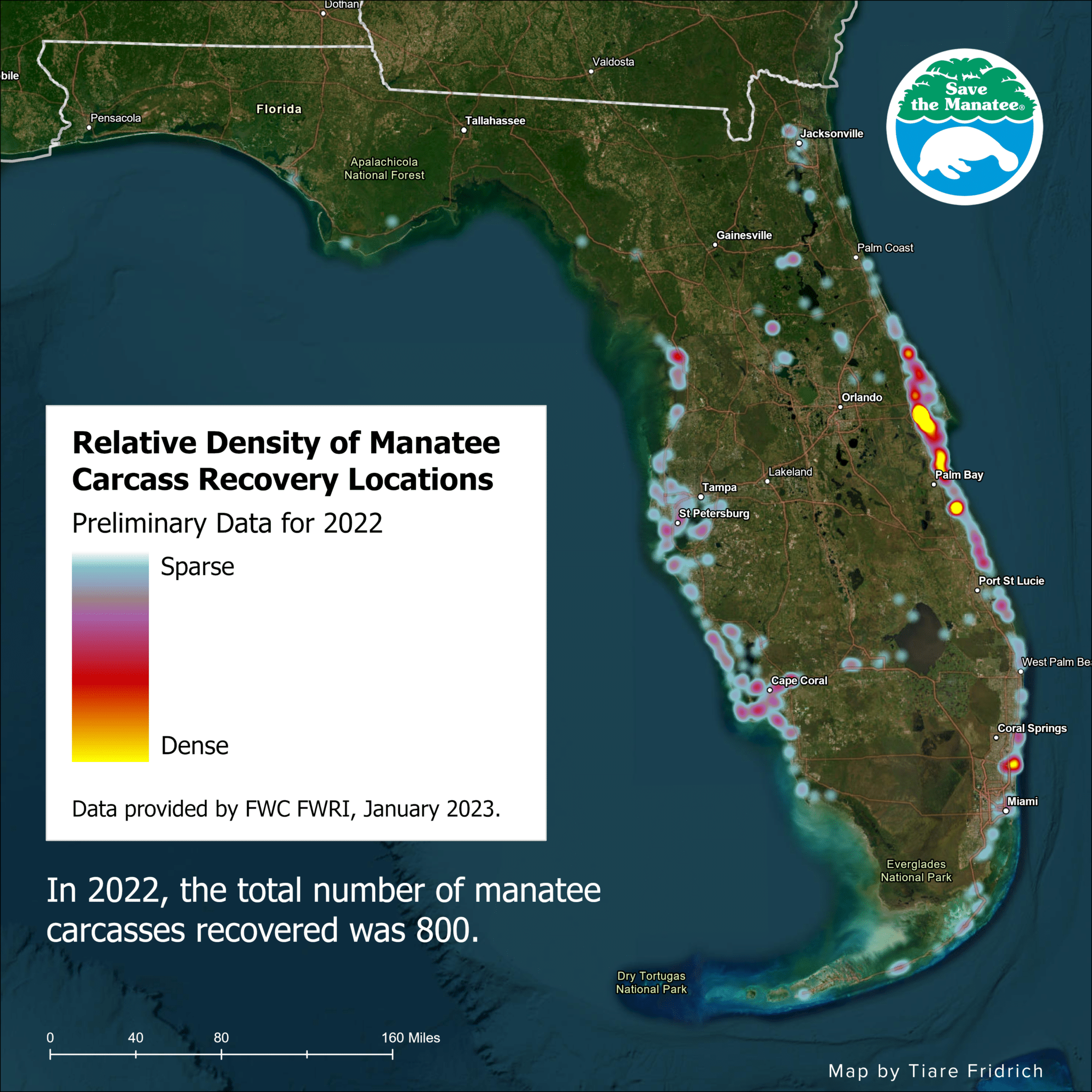 Manatee Florida Map FULL 