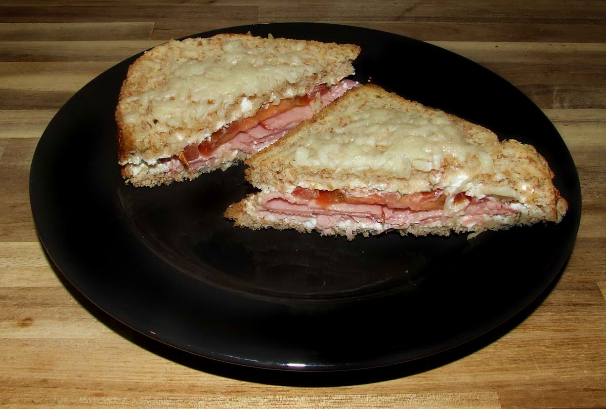 [Recette] Croque monsieur au chèvre, léger et savoureux.