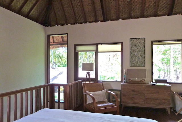 Tree house bedroom in owners villa