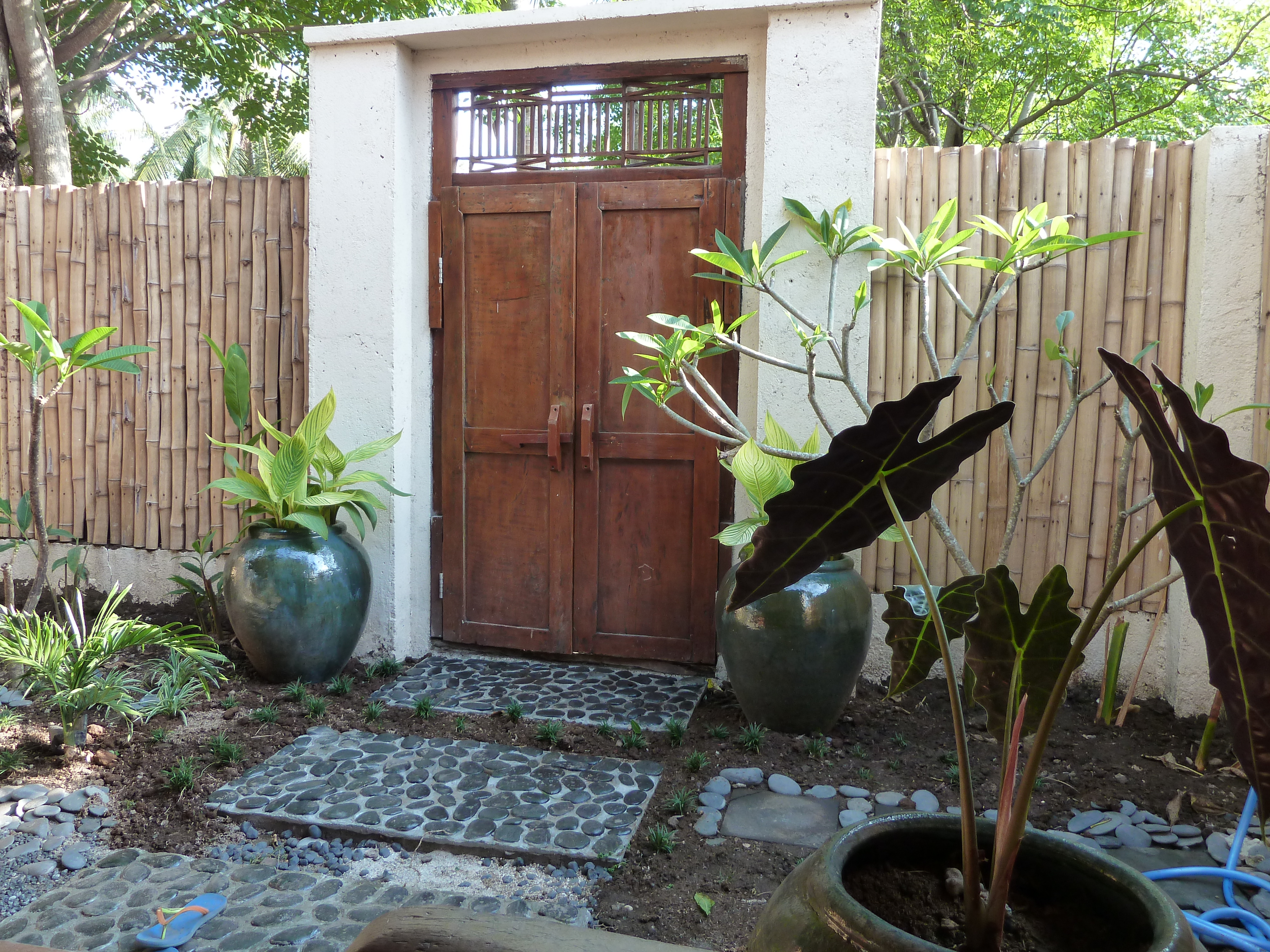Entrance to owners villa
