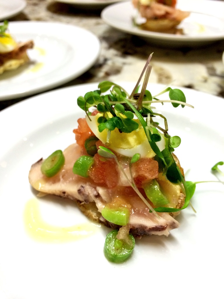chef Andrea Harling of Brava Bistro presented this refreshing & well-balanced bite photo - Karen Anderson