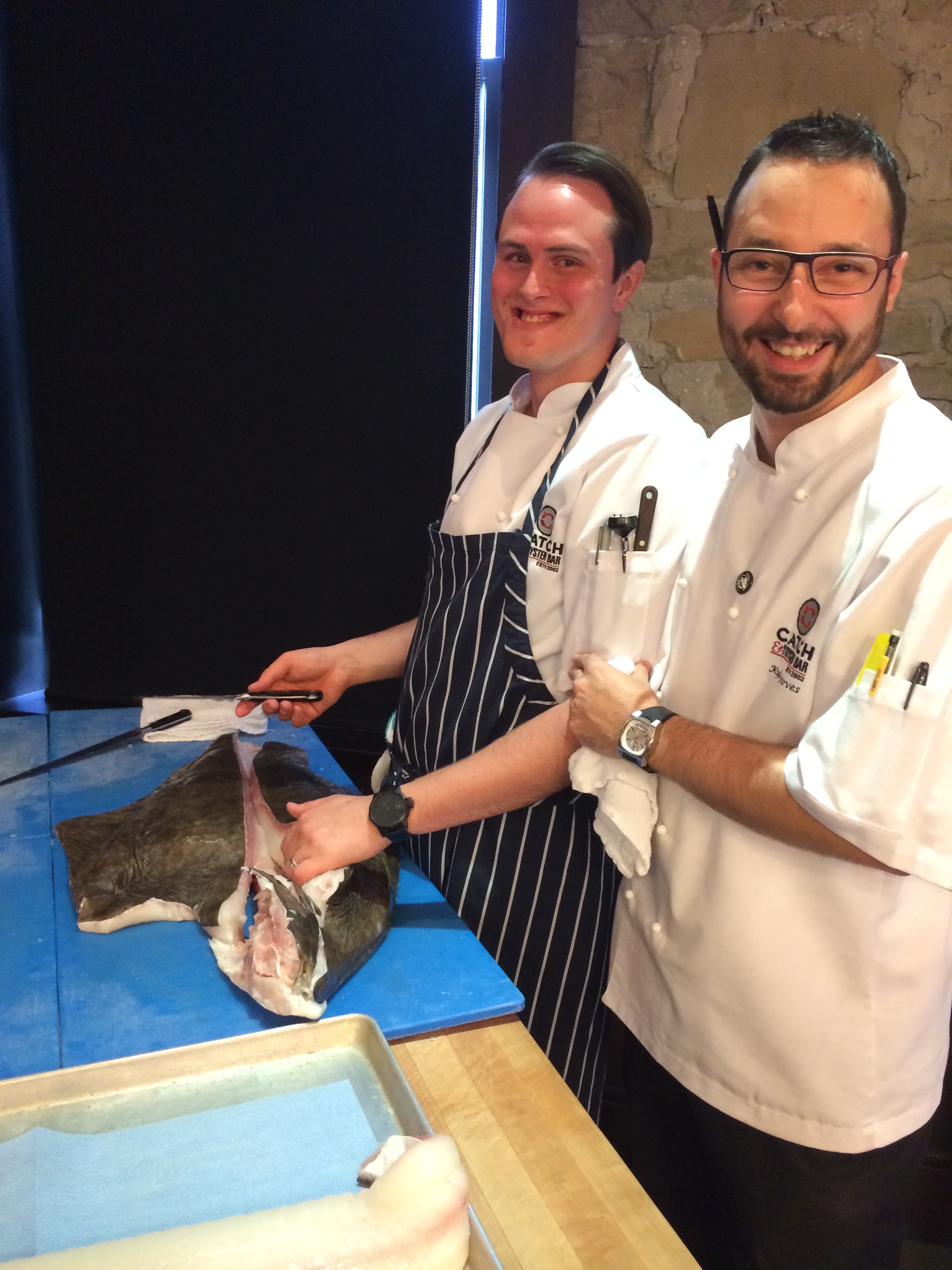 A Whole lot of Halibut for Chef Dan and Chef Kyle to play with photo - Karen Anderson