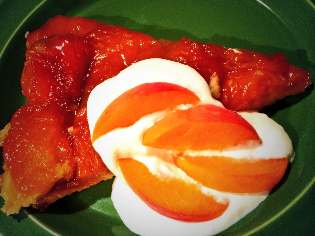 Voila - apricot Tatin photo - Karen Anderson