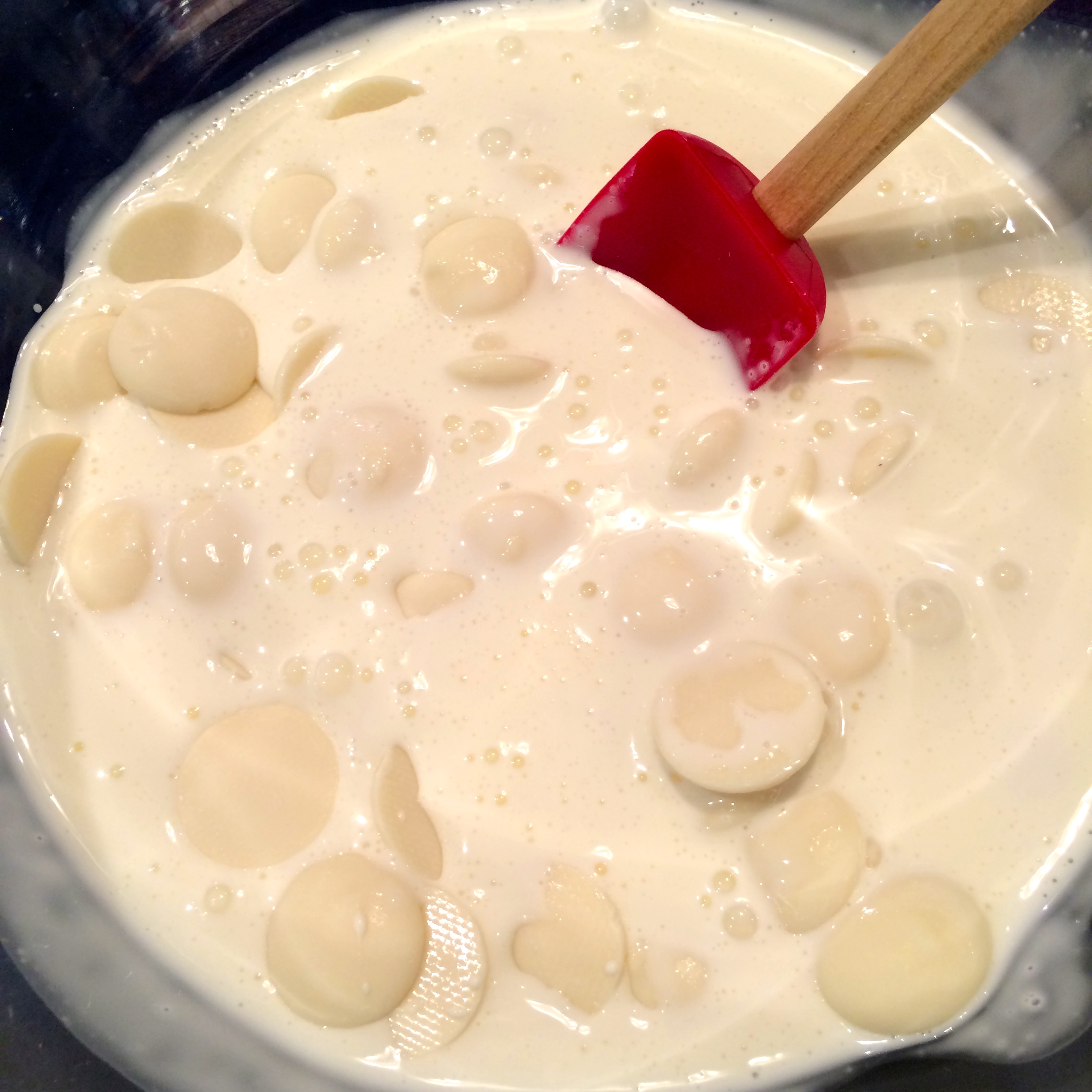 melting pot of chocolate - photo - Karen Anderson