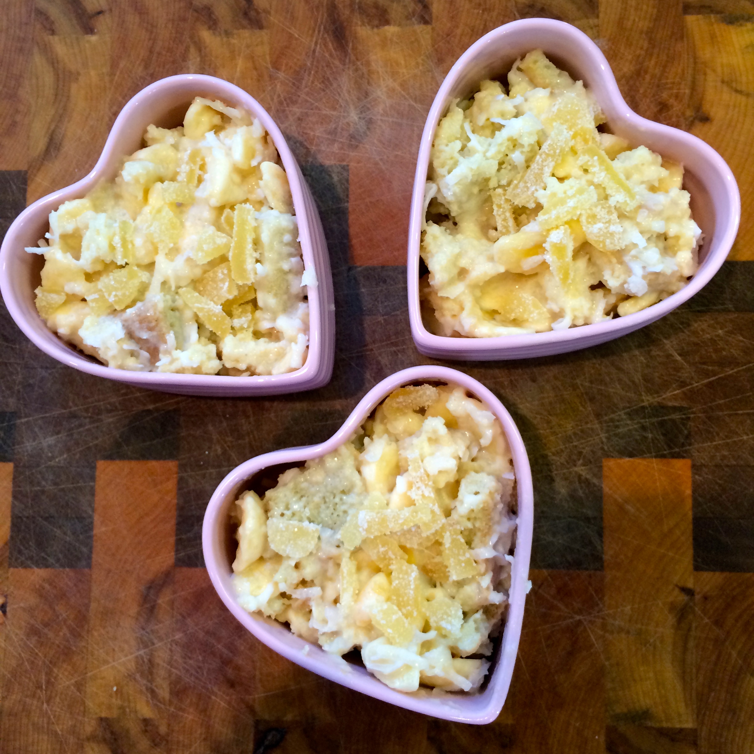 banana coconut ginger pudding improvisation - photo - Karen Anderson
