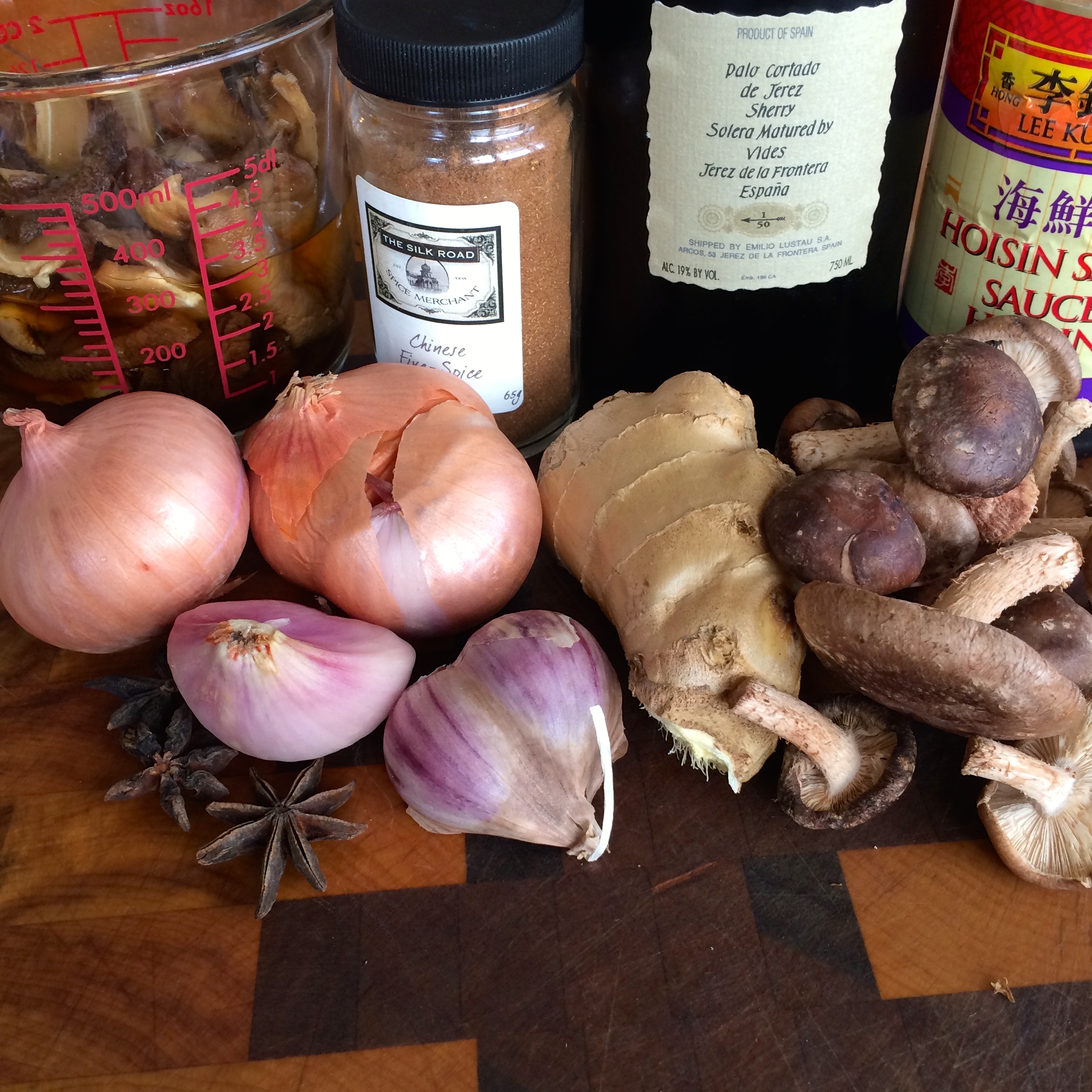 fennel bulbs at the corner grocer got me thinking anise and then I gathered all these goodies - photo - Karen Anderson