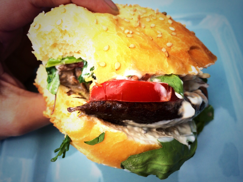 Veggy burger - photo - Karen Anderson