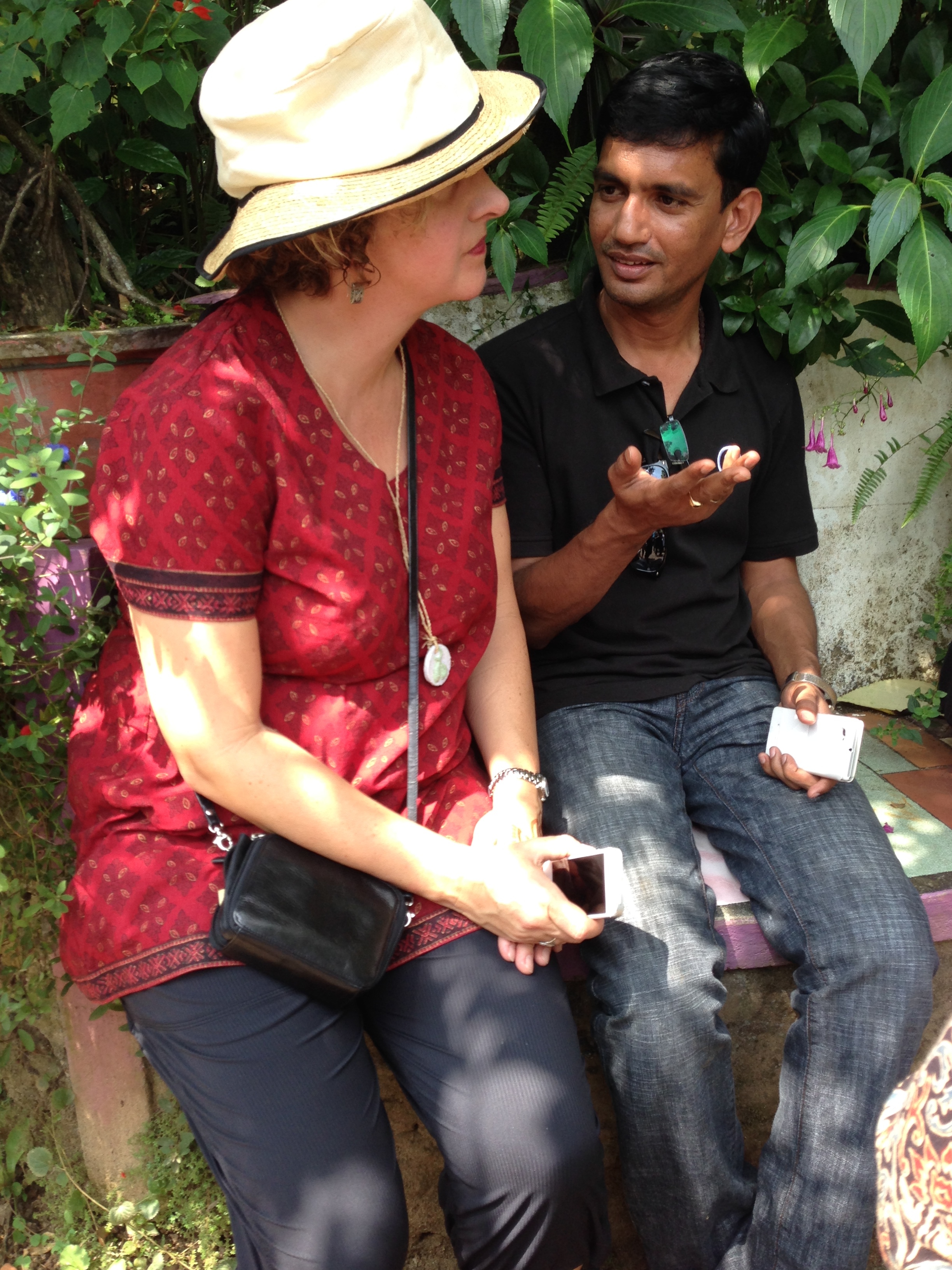 working with my in-country partners is a joy - photo - Brigitte Moore