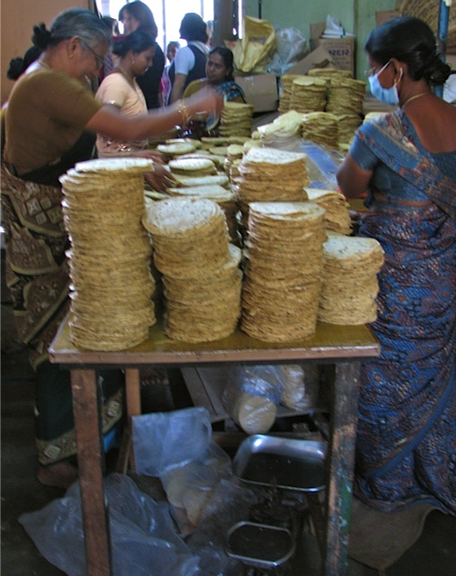 pappadum factory - photo - Karen Anderson