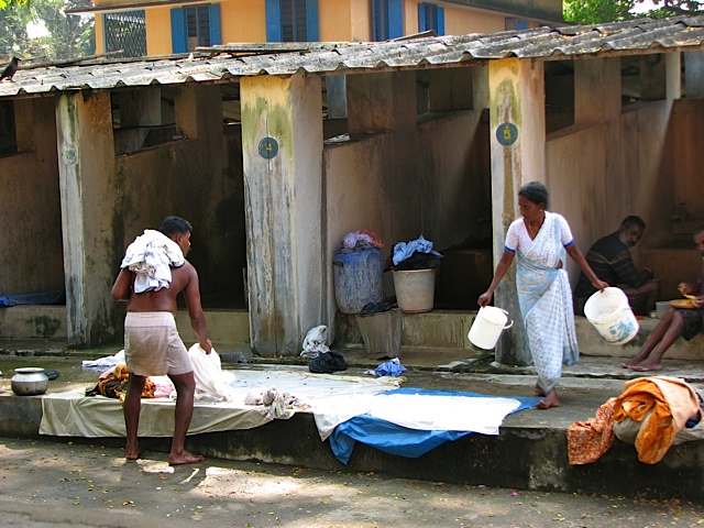 laundry workers - photo - Karen Anderson