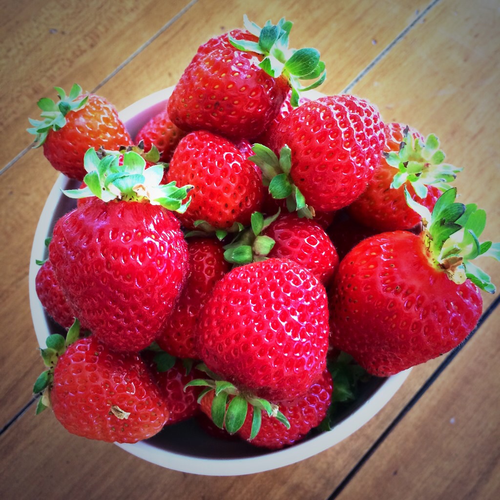 strawberries are summer food - photo - Karen Anderson