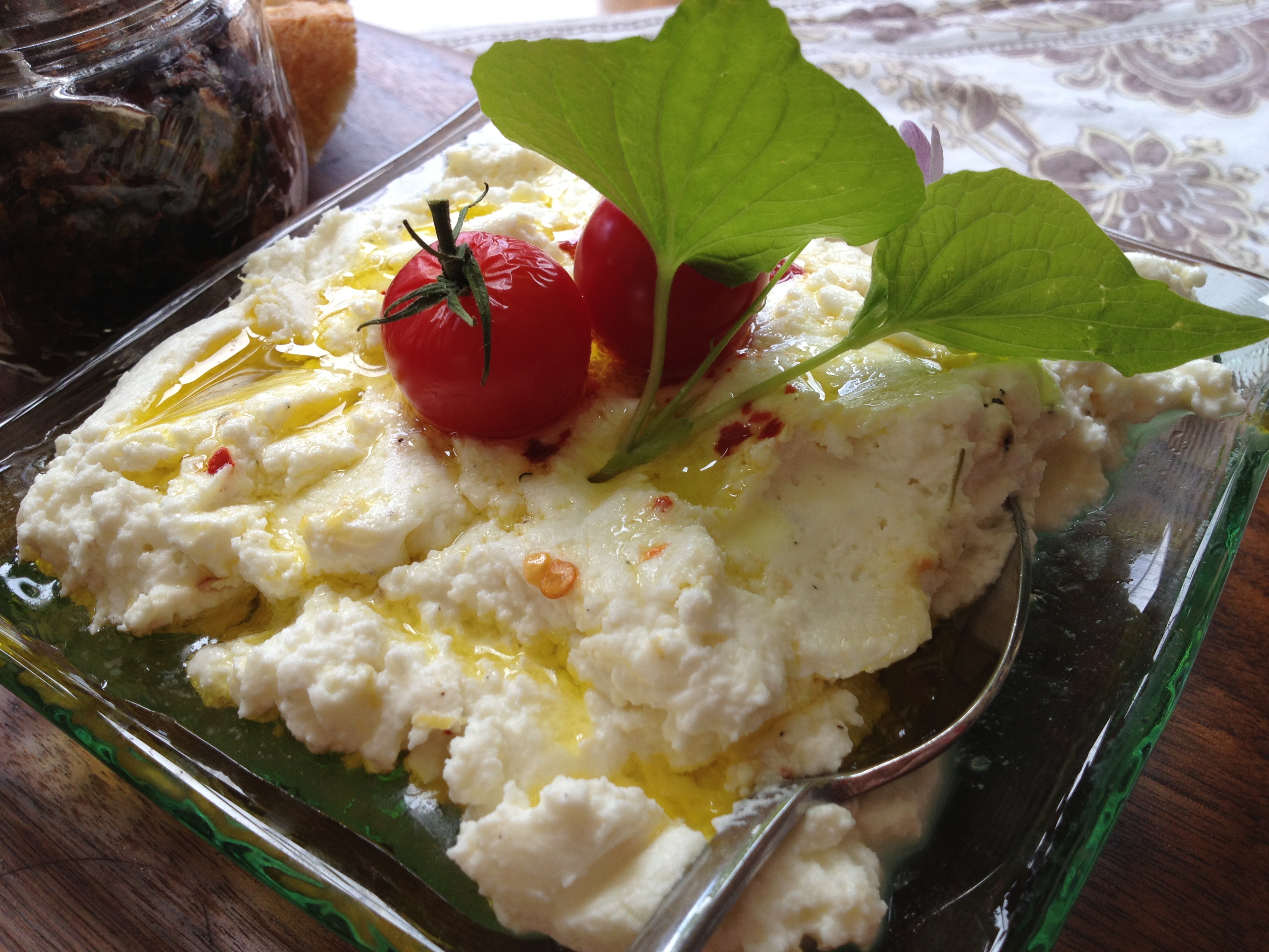 goat ricotta - photo - Karen Anderson
