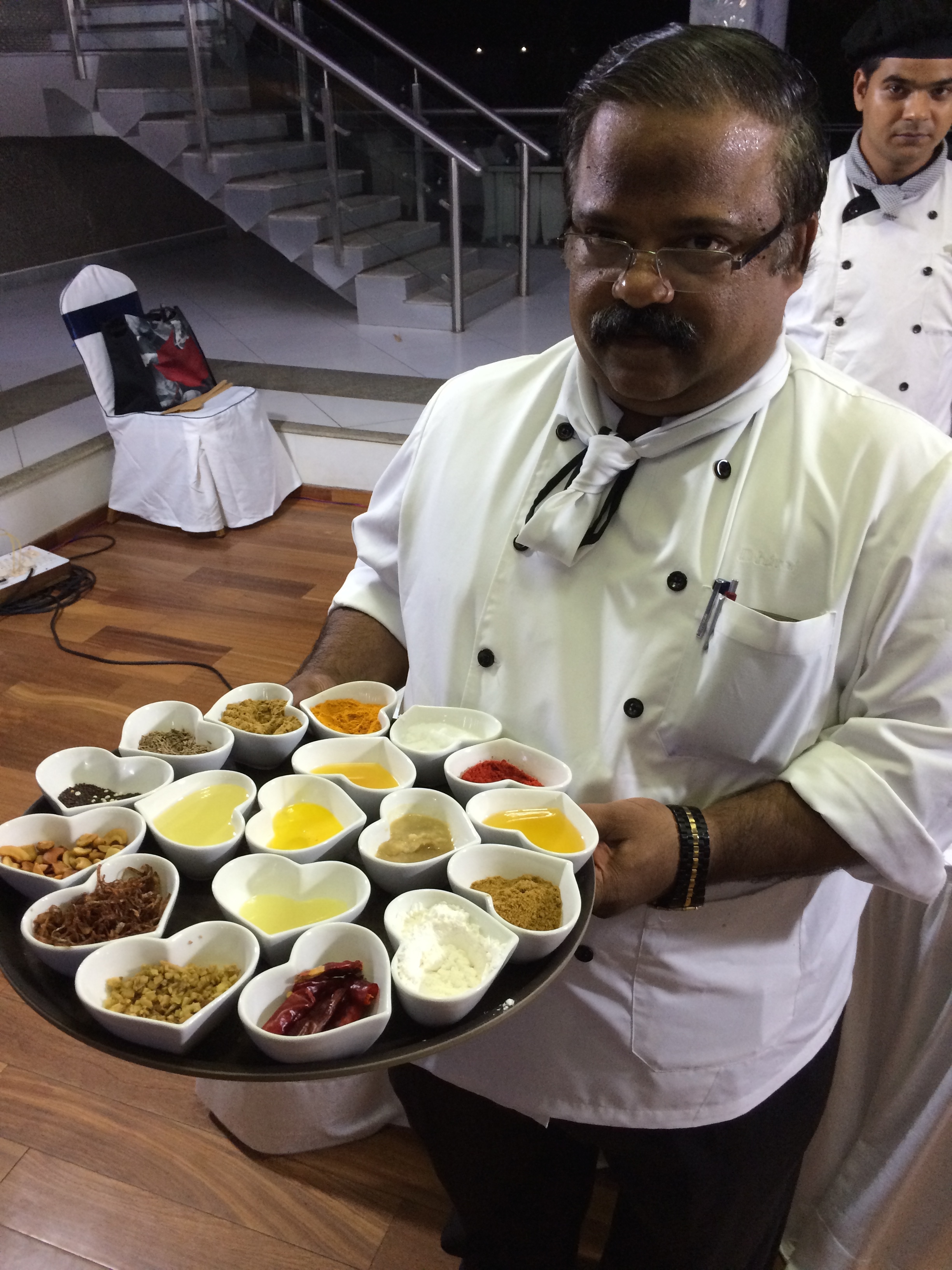 chef Dhiraj Vijayan at L'attitude 49 Mamallapuram - photo - Karen Anderson