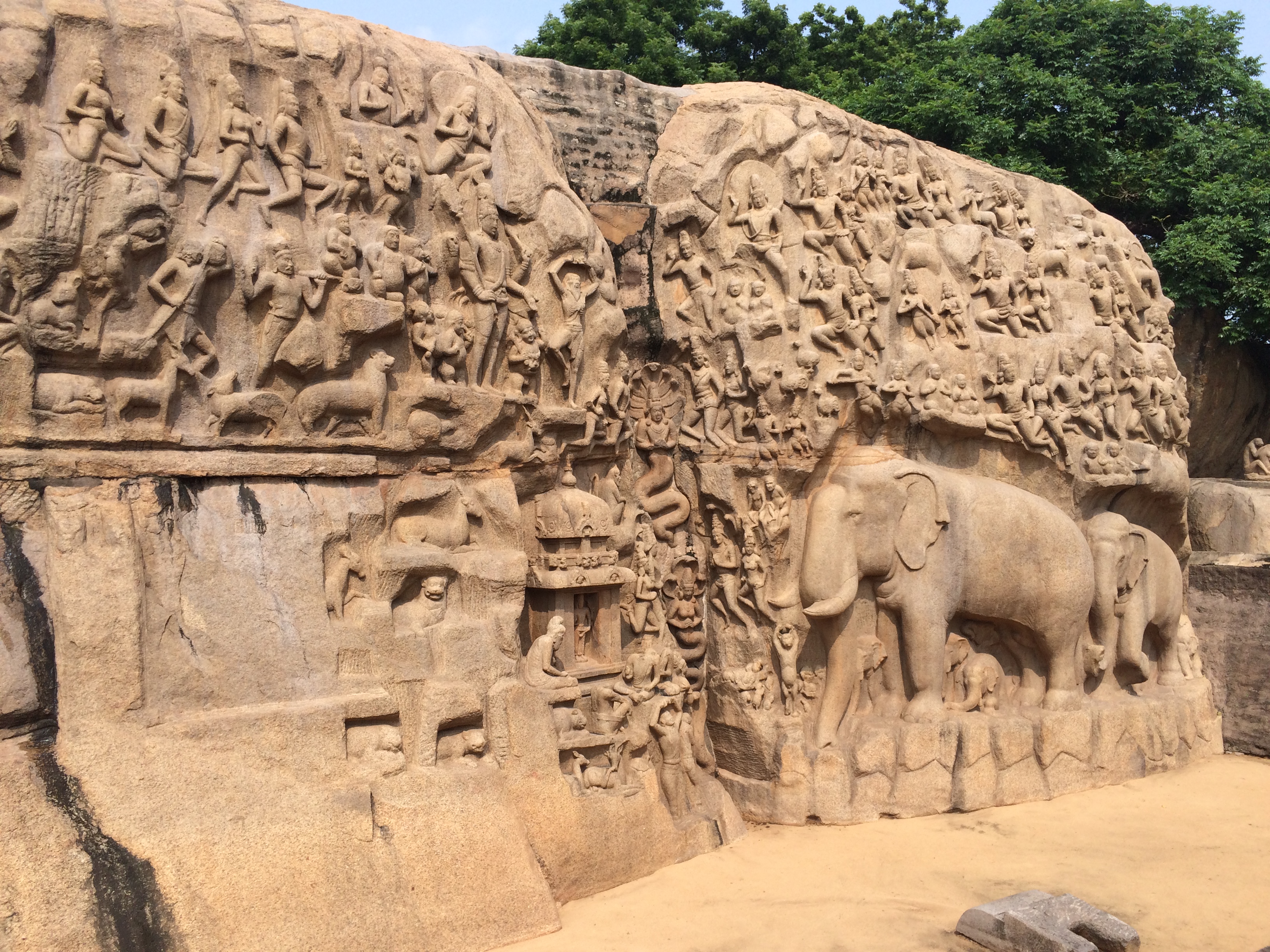 Arjun's Penance - Tamilnadu - photo - Karen Anderson