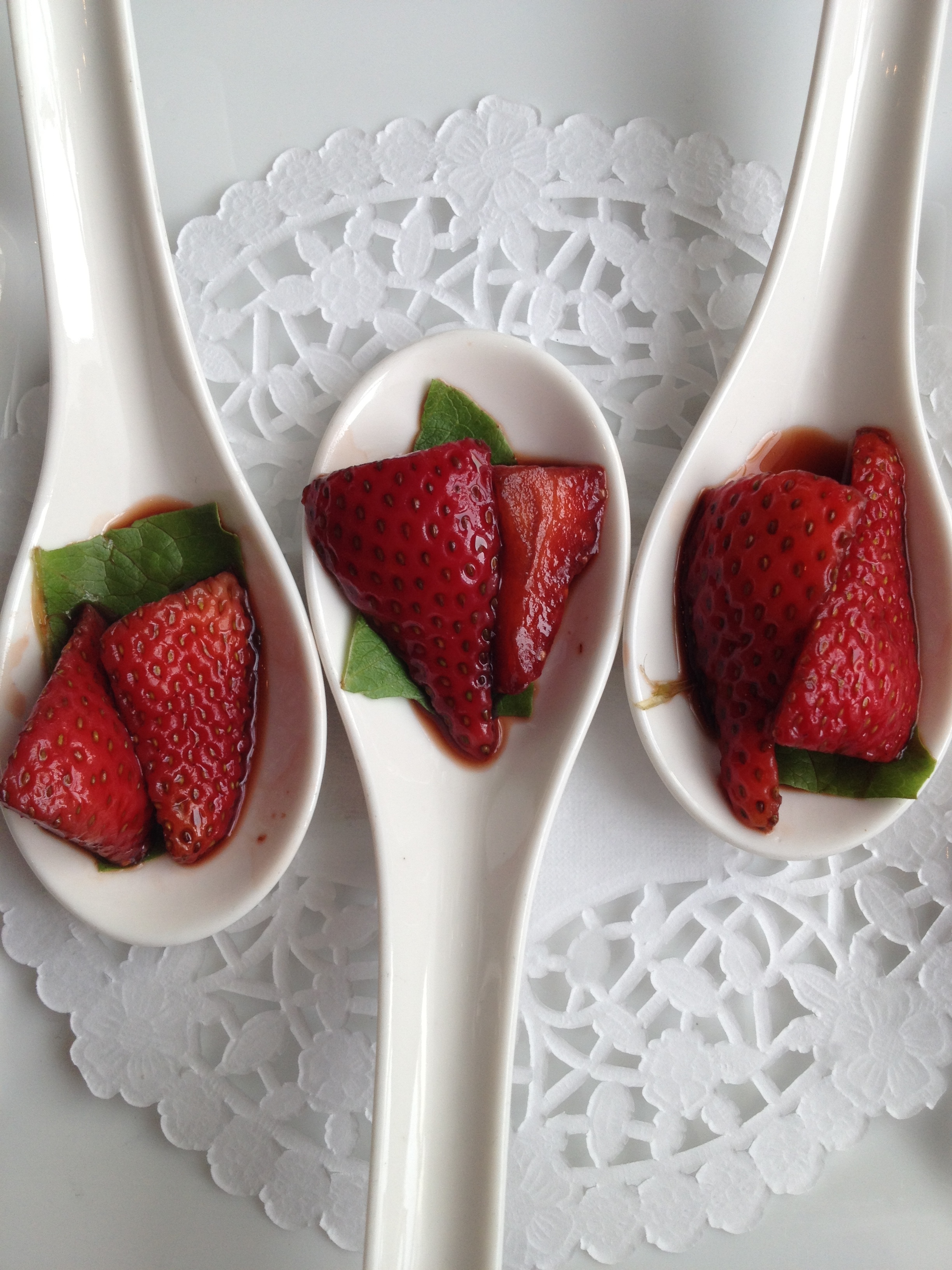 strawberries and balsamic - photo - Karen Anderson