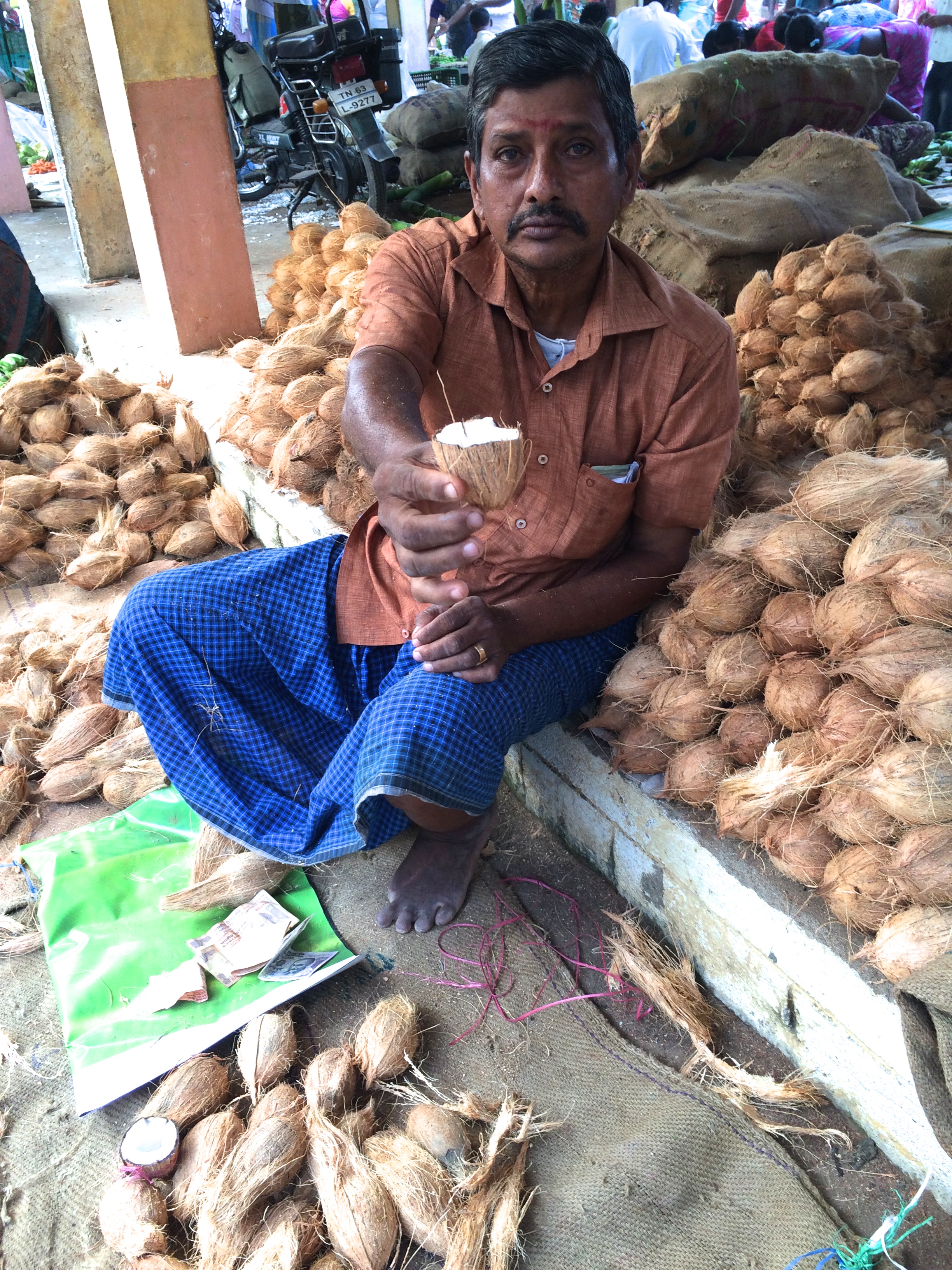 coconut man - photo - Karen Anderson