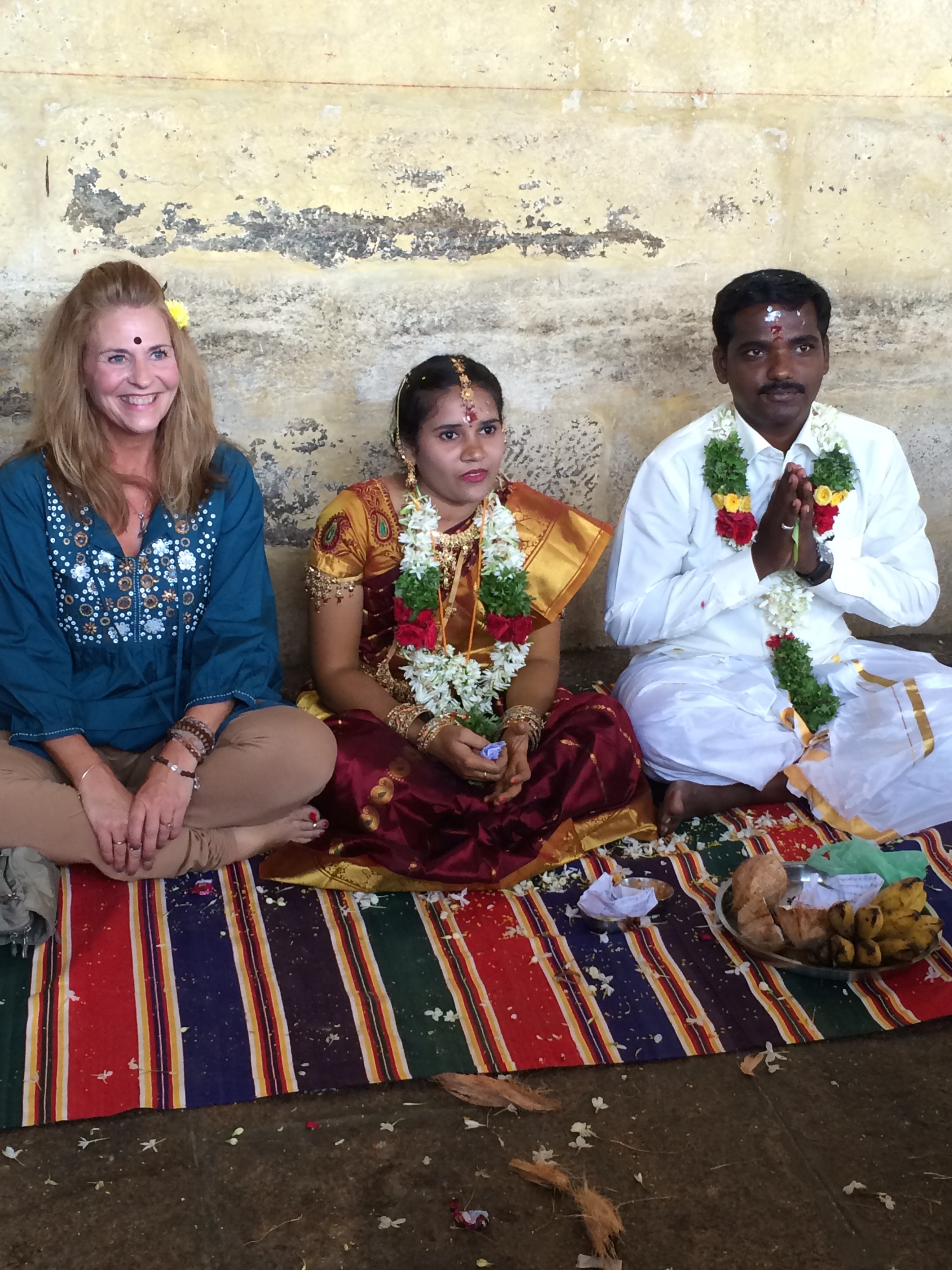 wedding at temple - photo - Karen Anderson