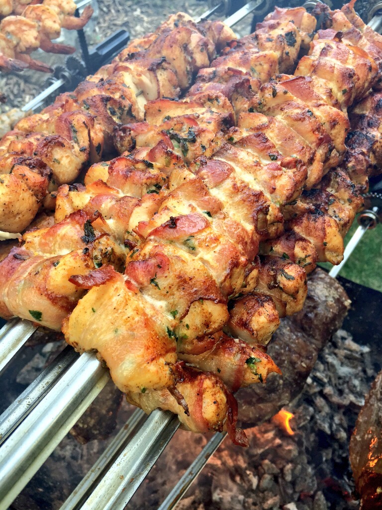 Bacon-wrapped chicken - photo - Karen Anderson