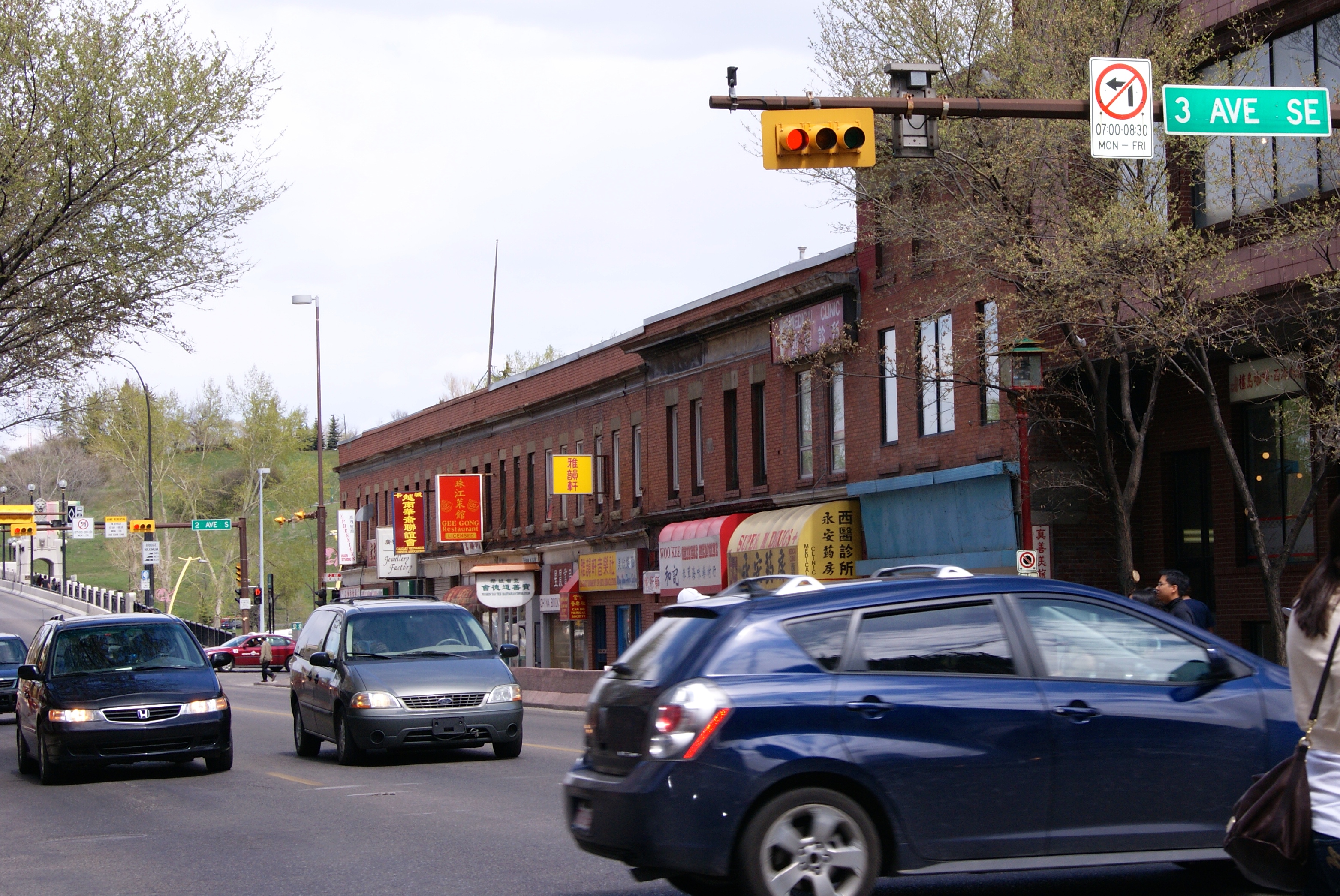 The first buildings in Chinatown - photo credit - Karen Anderson