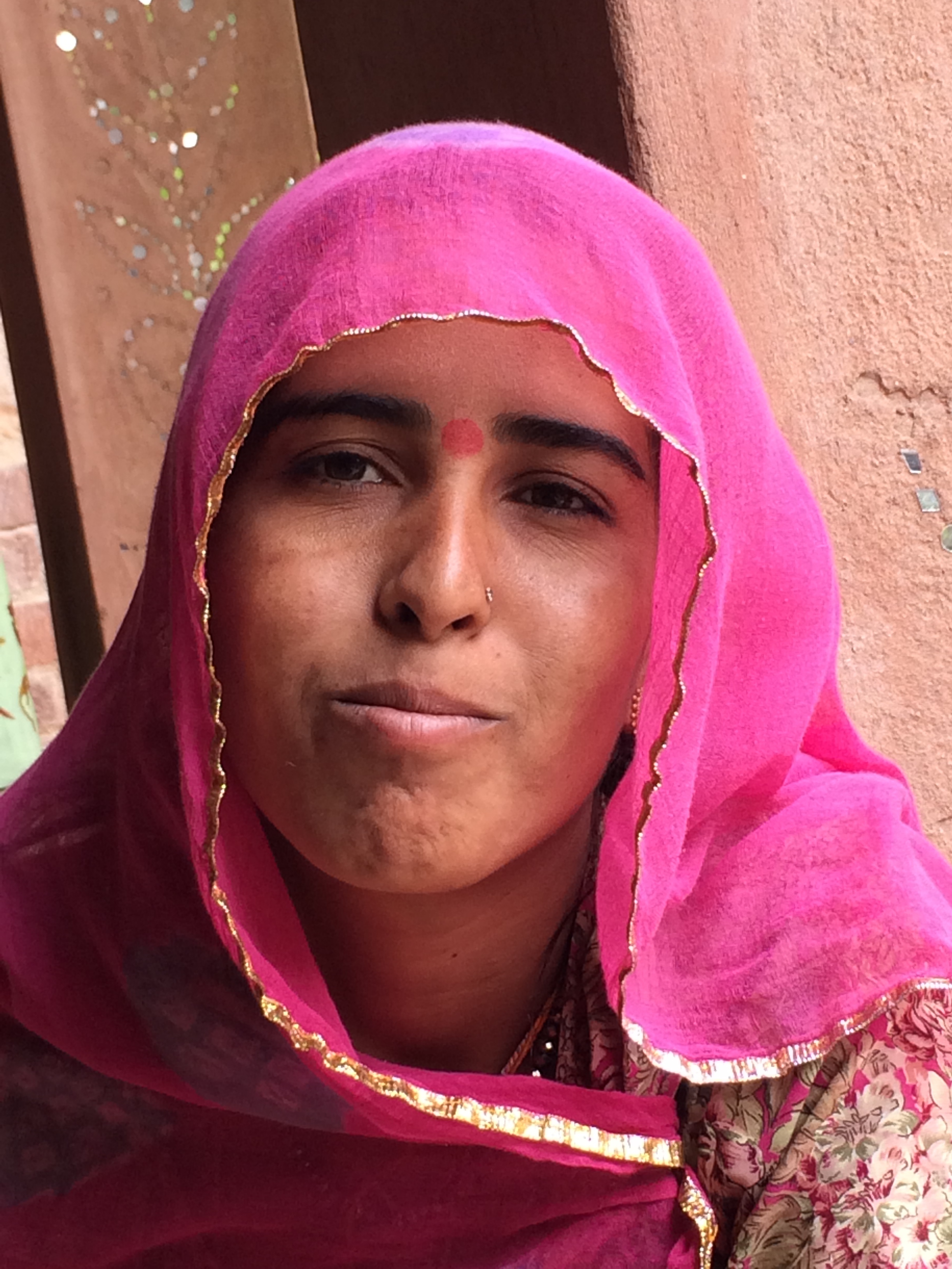 quiet pride of a Rajasthani woman - photo credit - Karen Anderson