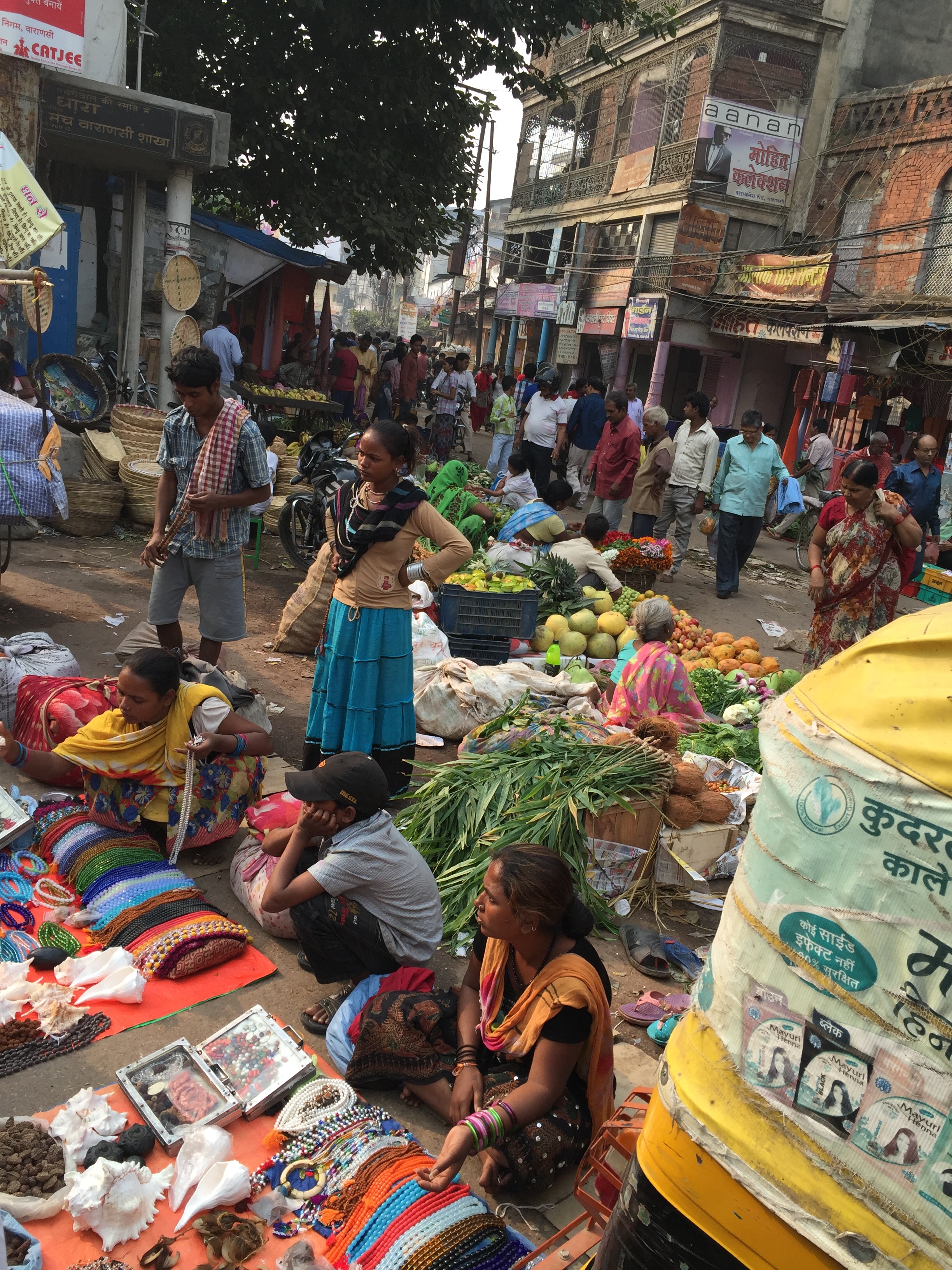 market in Varanasi - photo credit - Karen Anderson