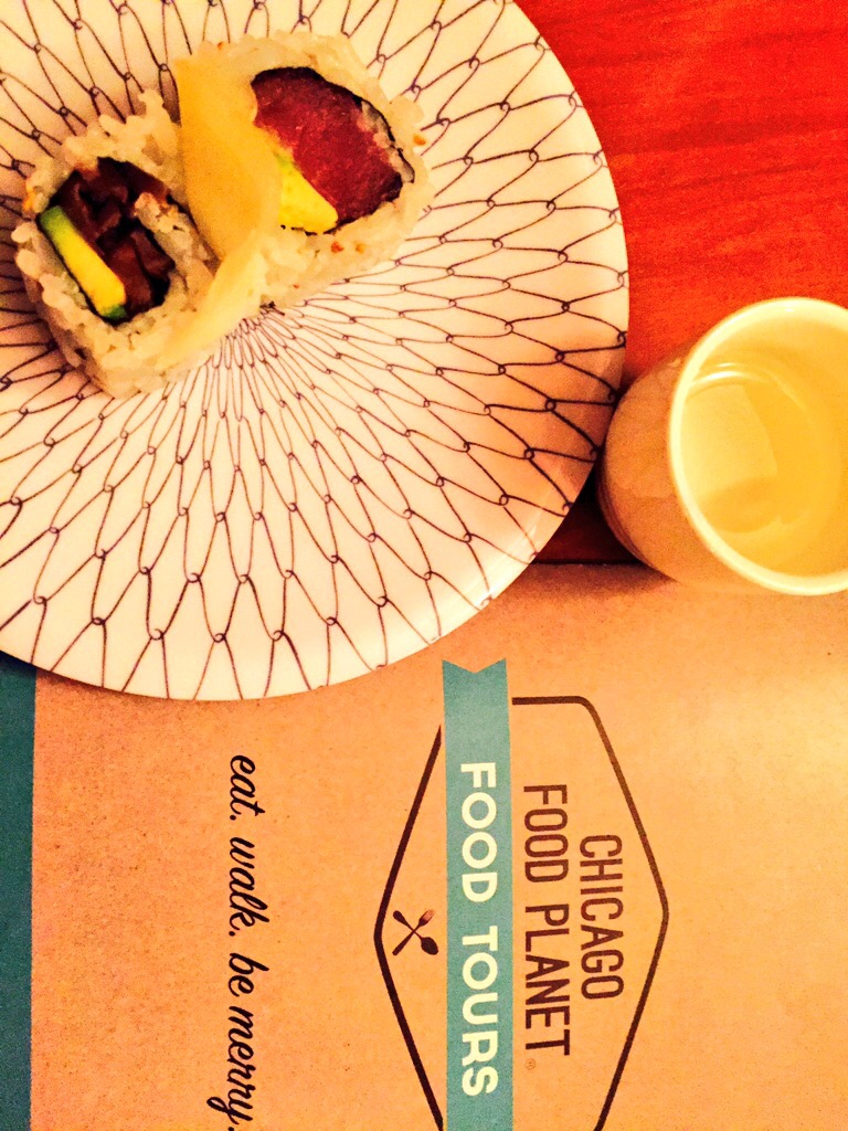 Sushi on a Chicago Food Planet Food Tour - photo credit - Karen Anderson