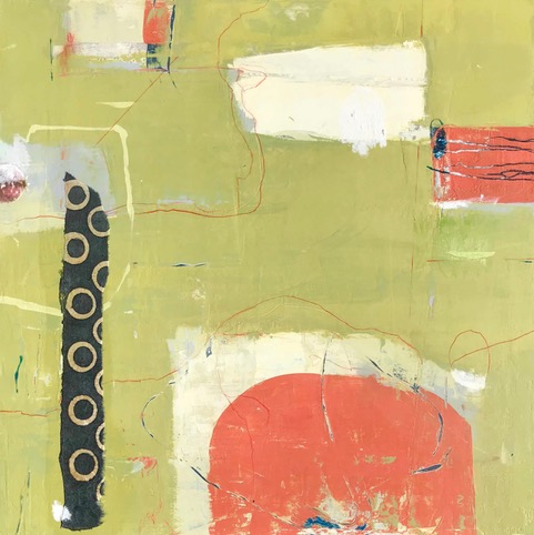 Felicity - an abstract painting by Louise Savoie