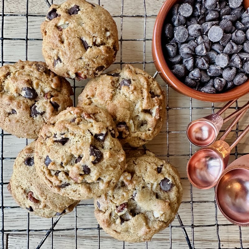 cookies on a rack