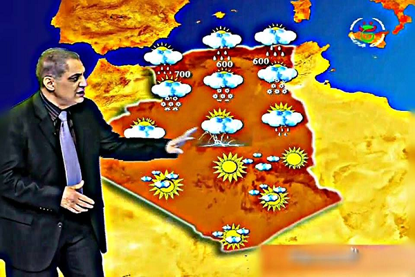 أمطار رعدية غزيرة تصل إلى 60ملم محليا على هذه الولايات