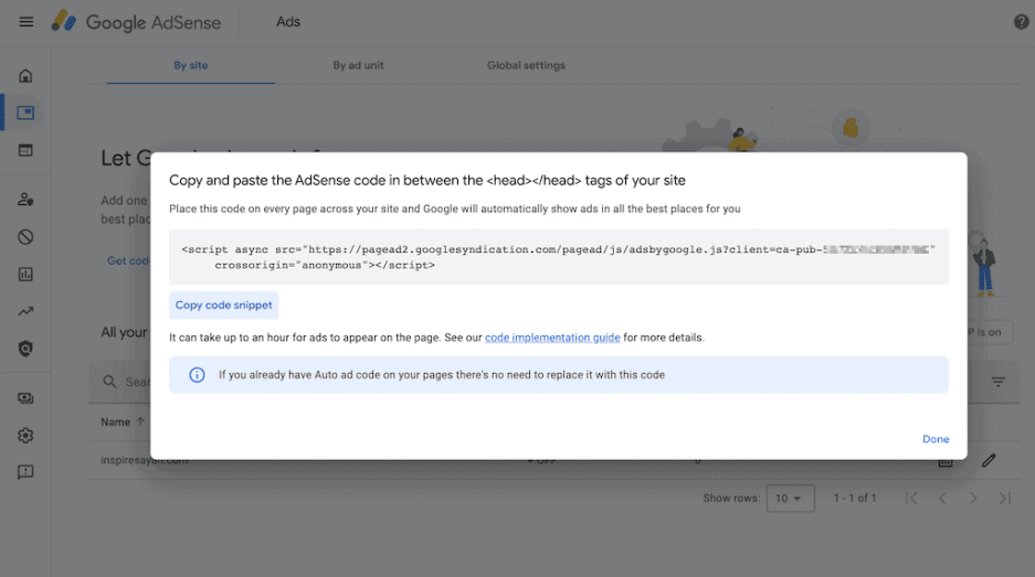AdSense Auto Ads code AdSense Auto Ads code