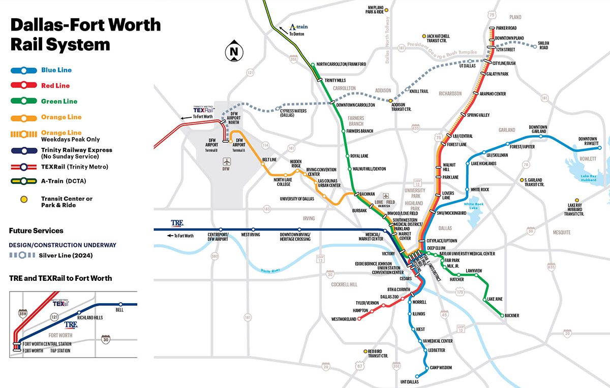 Dart Printable Route Maps DART Rail Map 