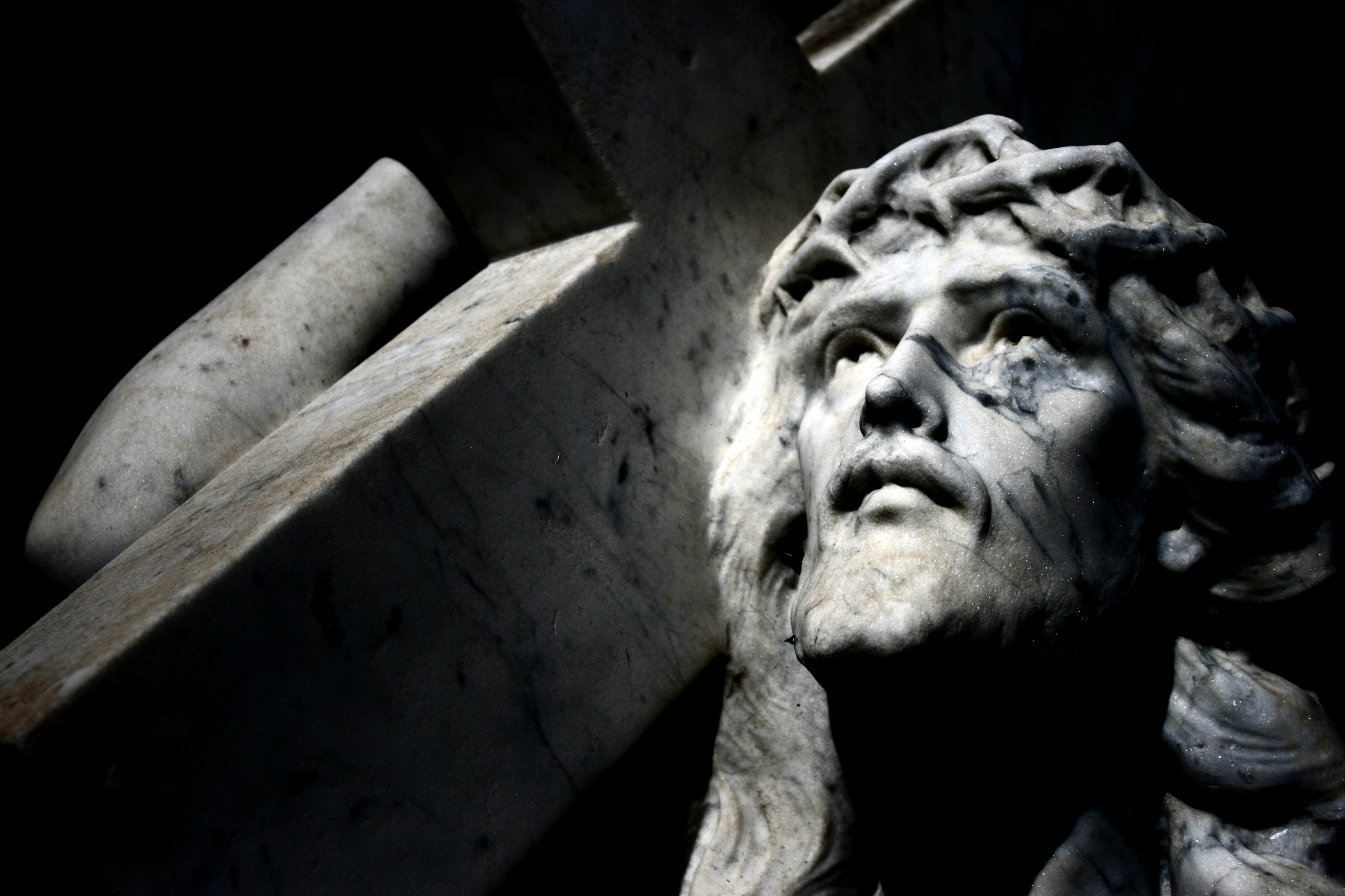 The sculpture which crowns the garden at Holy Cross Seminary, Auckland.