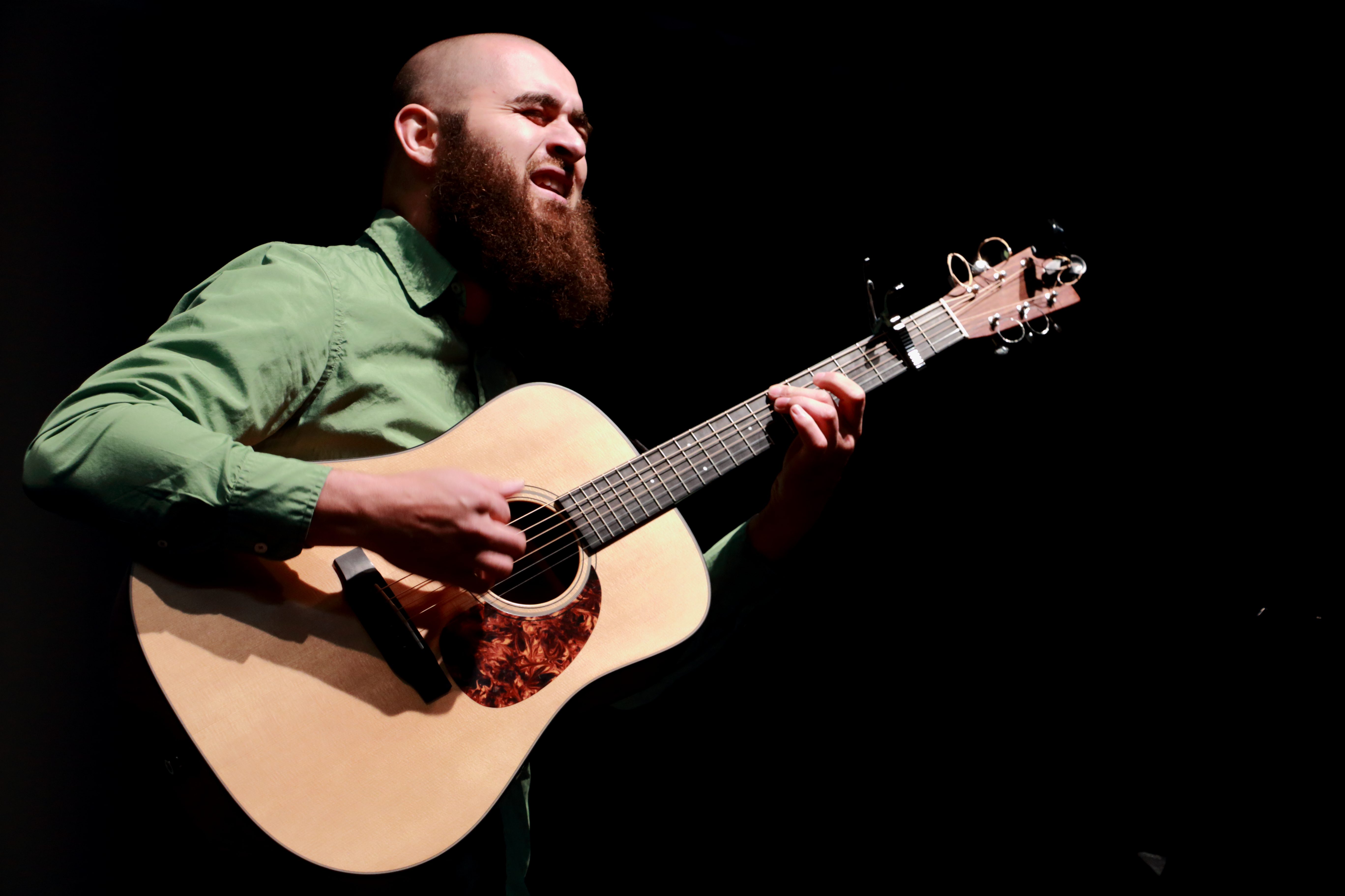 Singer-songwriter Joe Zambon performing at the Catholic Youth Team's 'Arise Conference', Christchurch.
