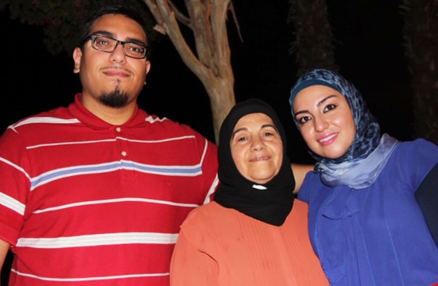 Dr Mahbuba N Hammad, Educator, (with family members after the event) listed as among 'under 30' international literacy leaders.