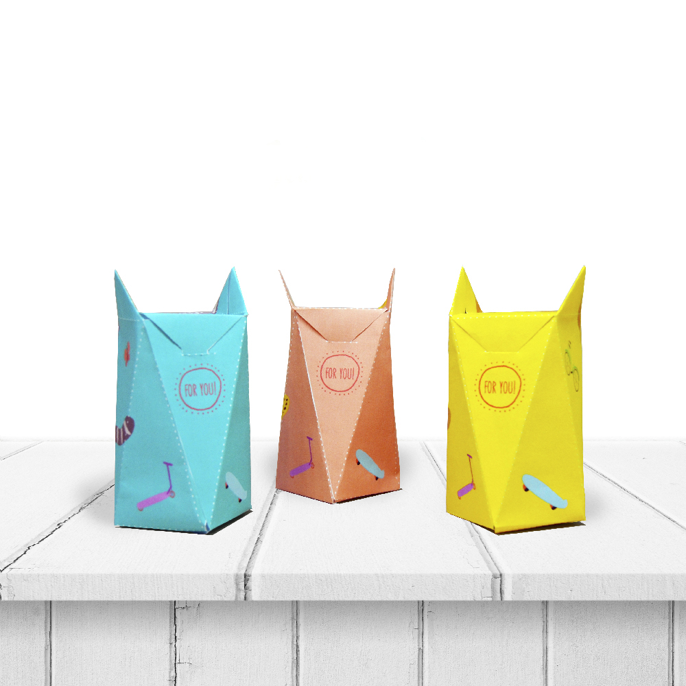 3 different gift boxes