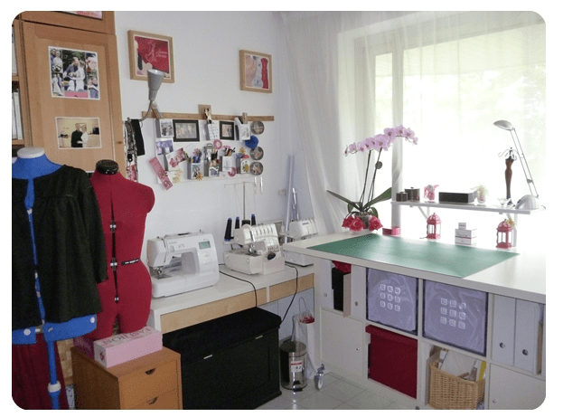 Avant, mes tissus étaient rangés en. Nouvel Espace Couture Nouvelle Machine Sb Creations