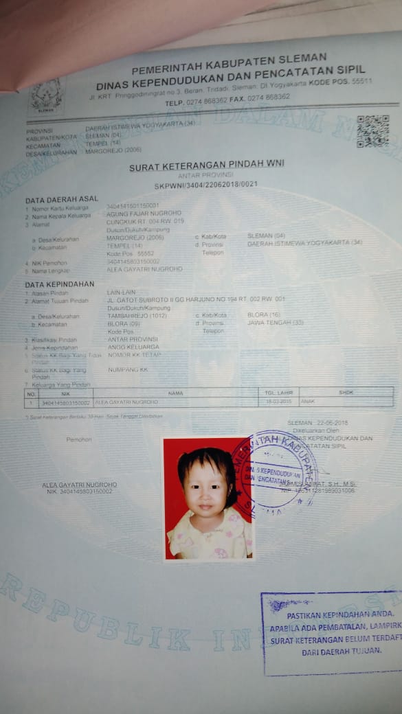 Surat keterangan datang wni (jika masuk penduduk) ;; Jasa Pengurusan Surat Pindah Penduduk Skpwni Tercepat Di Jogja Sb Flash Services