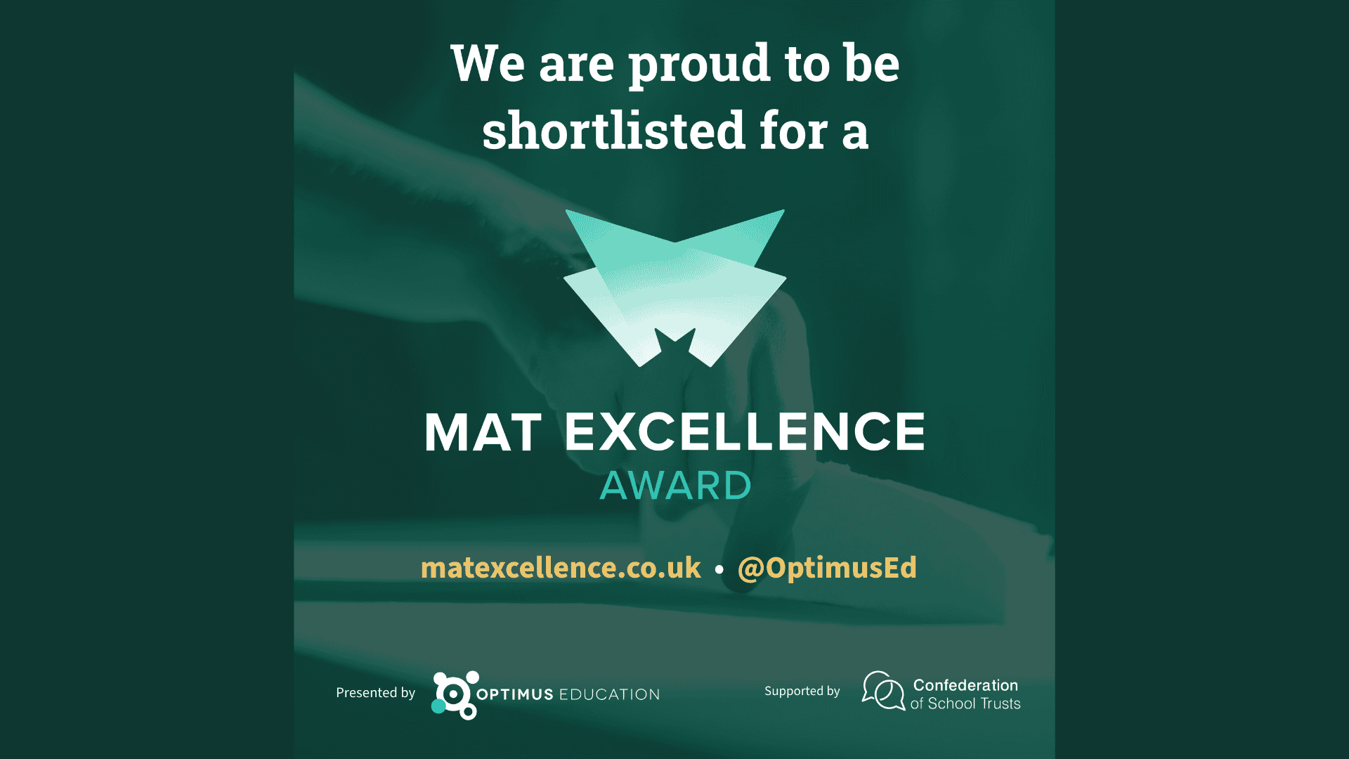 St. Bart's shortlisted for SEND Award at MAT Excellence Awards 2026.