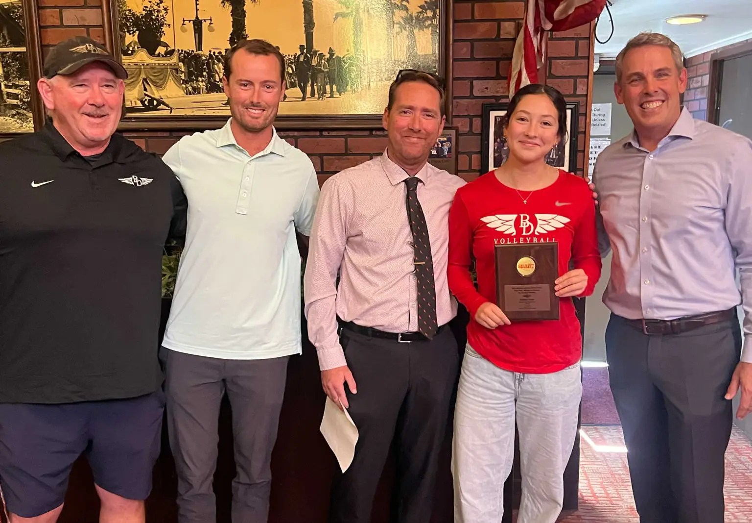 SBART Luncheon: Karina Urzua Accepts Bishop Diego Phil Womble Ethics in Sports Award