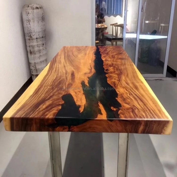Factory Supply Natural Live Edge Epoxy Resin Table Top Wood Table Top Wood Slab Top Buy Table Top Live Edge Wood Table Product On Alibaba Com
