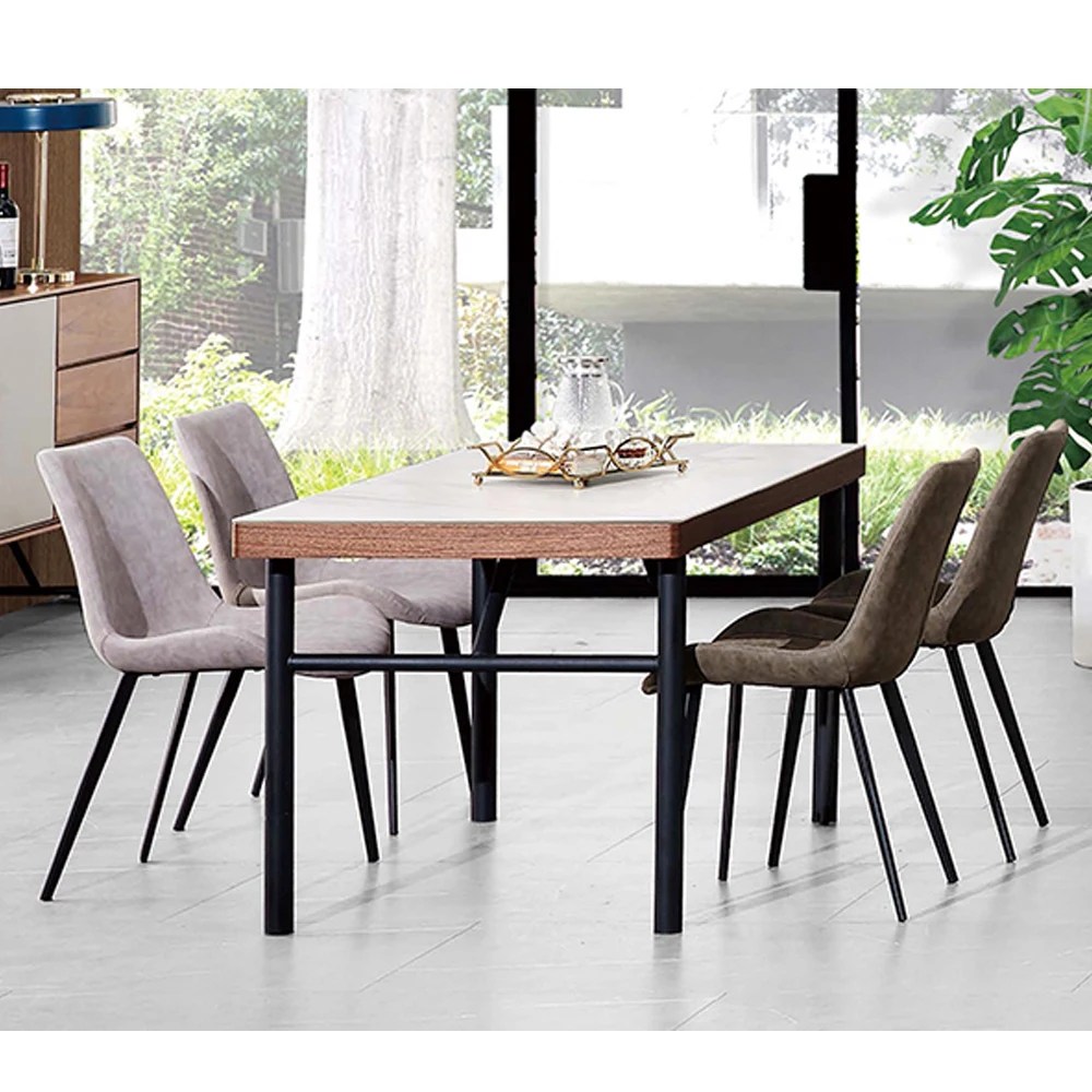 Minimalist Small Oak Wooden Dining Tables And Chairs Set Modern With Steel Base Buy Dining Tables And Chairs Set Modern Wooden Dining Table With Steel Base Oak Dining Table Product On Alibaba Com