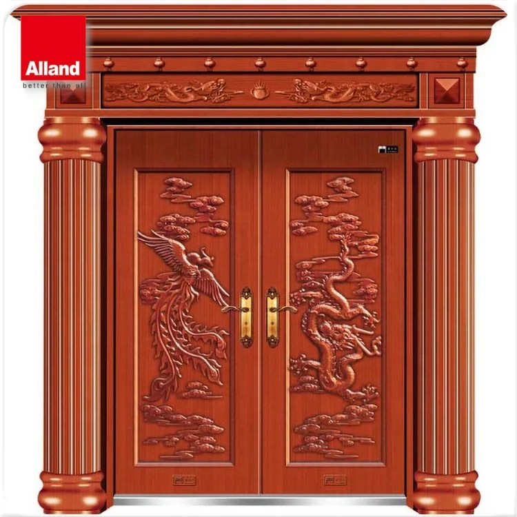 Luxury Man Carving Main Entry Double Door Design With Pu Painting Finish Buy Wooden Main Door Design Teak Wood Designer Entry Door Solid Teak Wood Double Doors Product On Alibaba Com